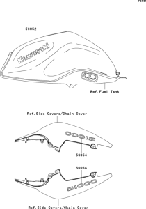 ZR1000 Decals(black)(blue)(b7f)