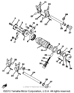 RD400D Переключение скоростей