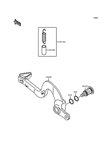  Педаль тормоза