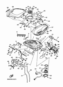 MTM850 Топливный бак