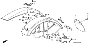 CT110 Переднее крыло