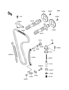 EX250 Распредвал
