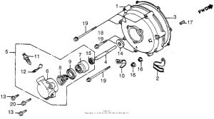 GL1200I Кожух сцепления