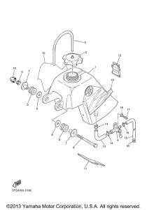 PW50T1 Топливный бак