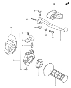 RM80 Right handle switch