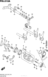 RM-Z450 Механизм  переключения передач