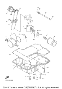 FJR13ABCL Масляный картер