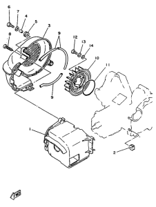 YN50R Кожух вентилятора