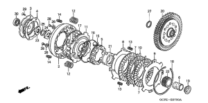 CRF70F Бендикс