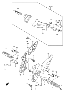 TL1000 Подножки