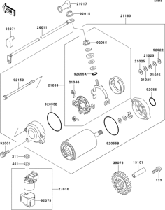 ZX1100 Стартер