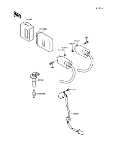 EX250 Система зажигания