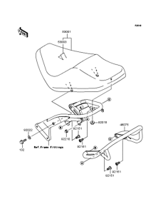 VN400 Сиденье
