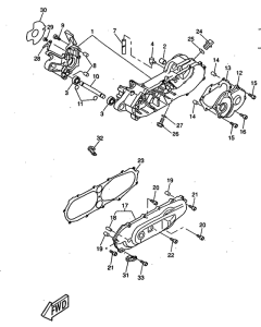 CW50 Картер двигателя