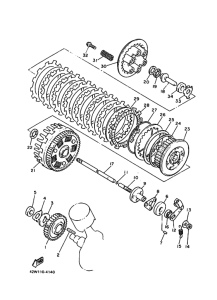 XV750 XV750K Бендикс