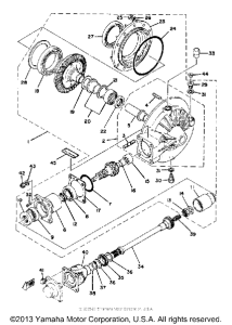 XS850LH Ведущий вал