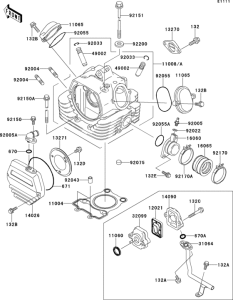 BN125 Cylinder head(1 / 2)