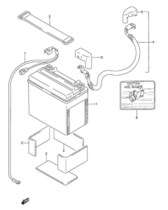 GSX-R1100 Аккумулятор
