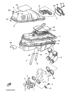 XT600Z Впускная система