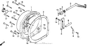 CB900 Кожух сцепления