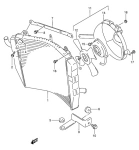 RF900 Радиатор