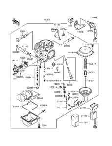 BJ250 Карбюратор