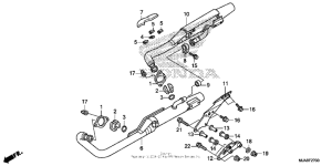 VT750C2B Глушитель