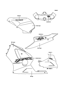 ZX1200 Наклейки