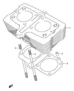 GS500 Цилиндр