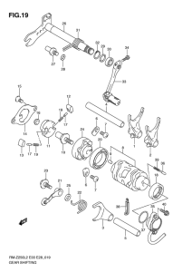 RM-Z250 Переключение передач