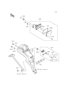 KLX125 テールライト