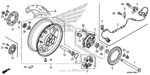 Переднее колесо