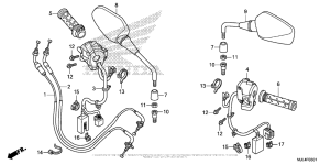 NC700X (DCT) Switch + Cable (Nc700Xd)