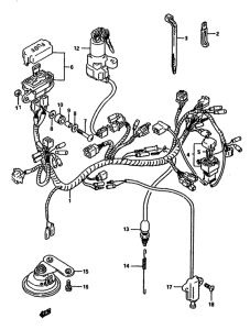 DR650 Жгут проводов