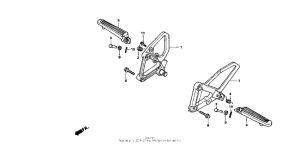 NSR50R Подножки