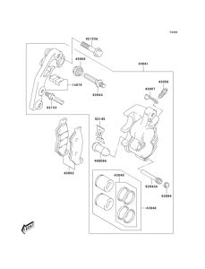  Передний тормоз
