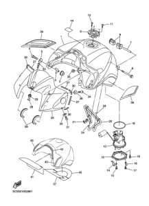 FZ1-S Fuel tank assy
