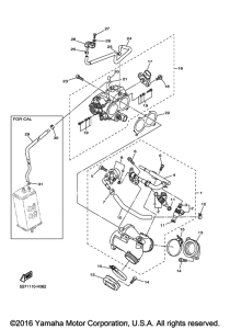 XVS950CT Впускная система 1