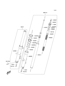 LV1000 Передняя вилка