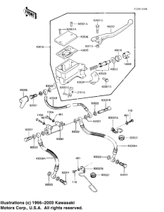 KZ1100 Передний тормозной цилиндр