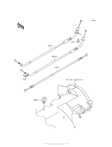 ZG1400 Тросы управления