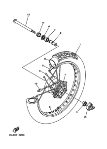 XV250 XV250R Transom + tube