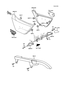 Z305 Боковые обтекатели
