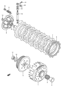 RMX250 Бендикс