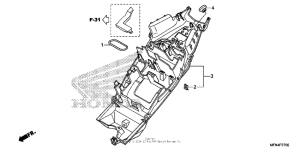 CB1000R Задний бампер