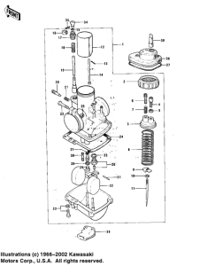 KH100 Carburetor assy