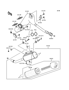 KX125 Глушитель
