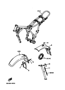 XT350 Генератор for chassis