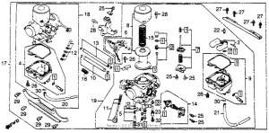 CM450 Карбюратор