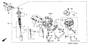 XR125 Carburetor assy